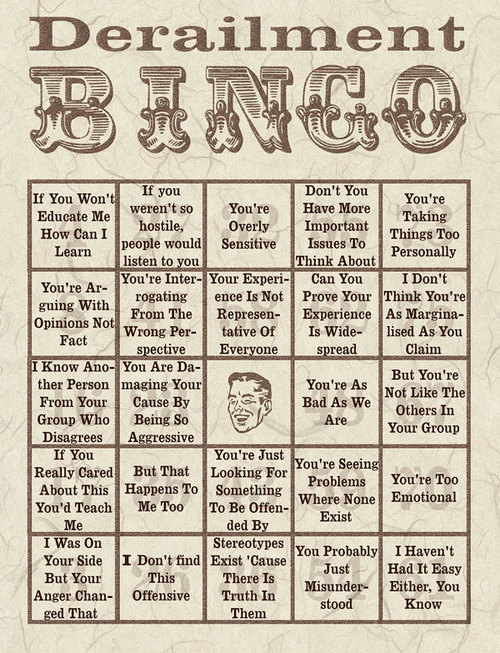 derailment bingo